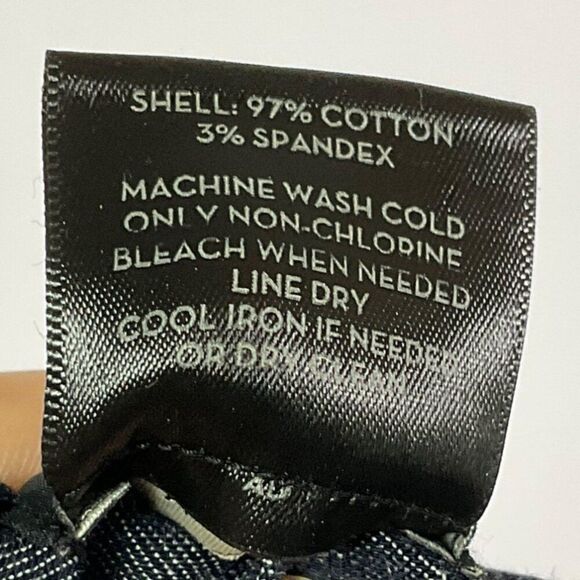 Ann Taylor Factory Signature Pants Size 16 Cotton/Spandex Blend, Midnight Blue - Picture 10 of 11